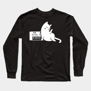 Synthesizer Cat Long Sleeve T-Shirt